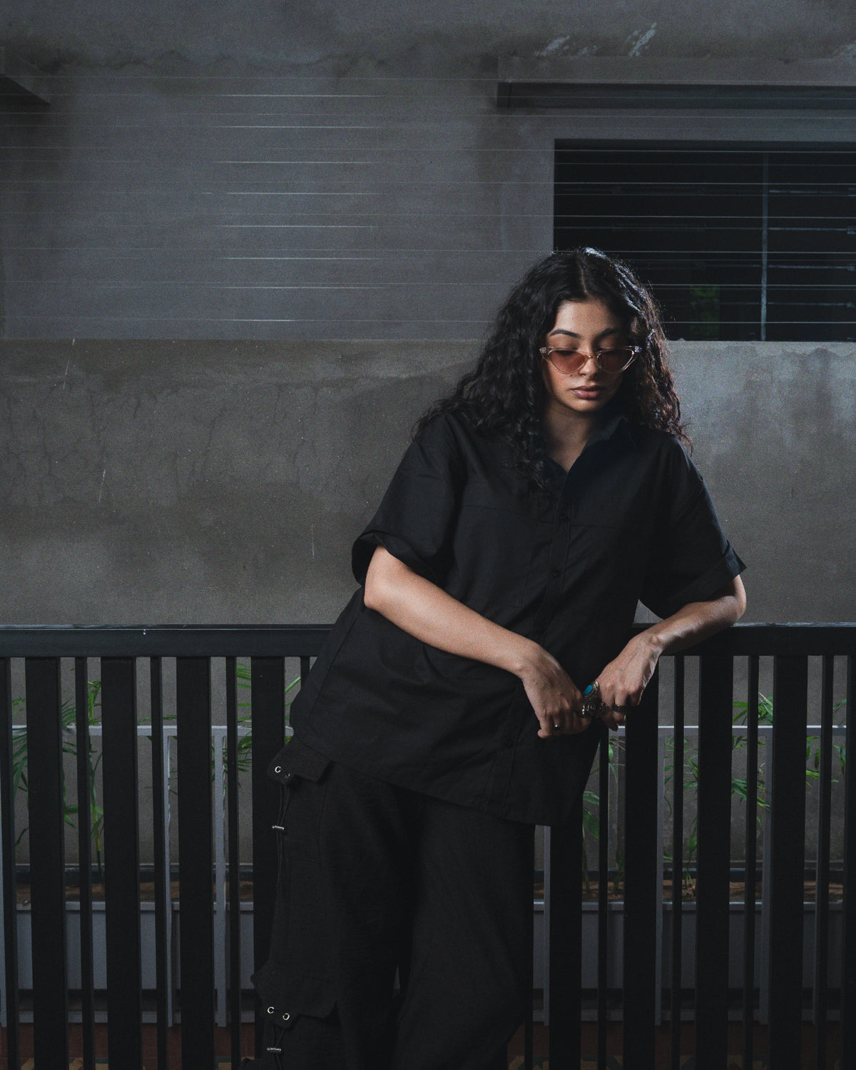 Casual Jet Black Shirt (Unisex)