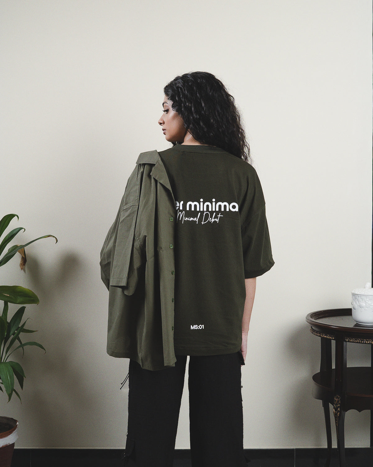 Moselle Green Boxy Fit T-Shirt (Unisex)