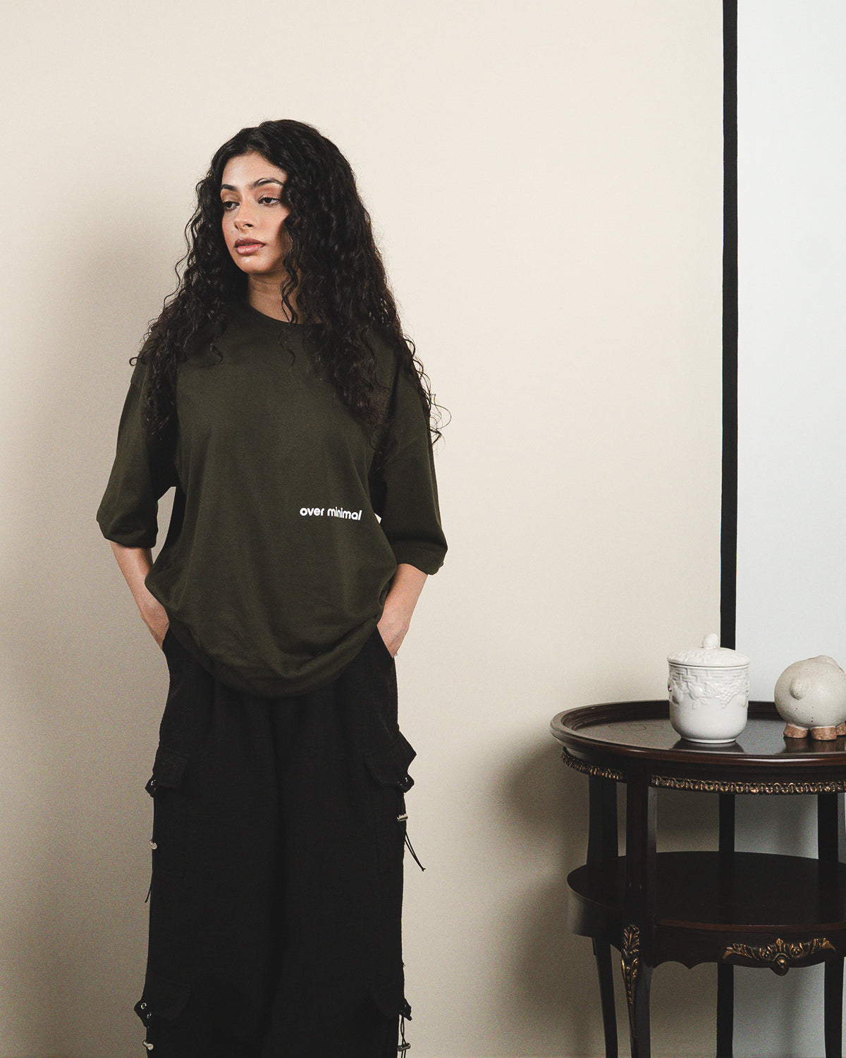 Moselle Green Boxy Fit T-Shirt (Unisex)