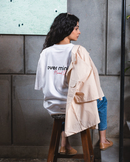Egret Boxy Fit T-Shirt (Unisex)