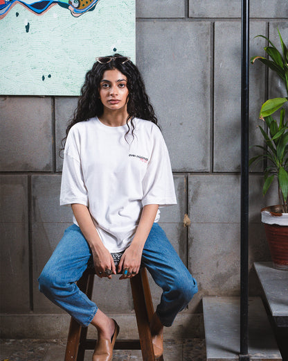 Egret Boxy Fit T-Shirt (Unisex)