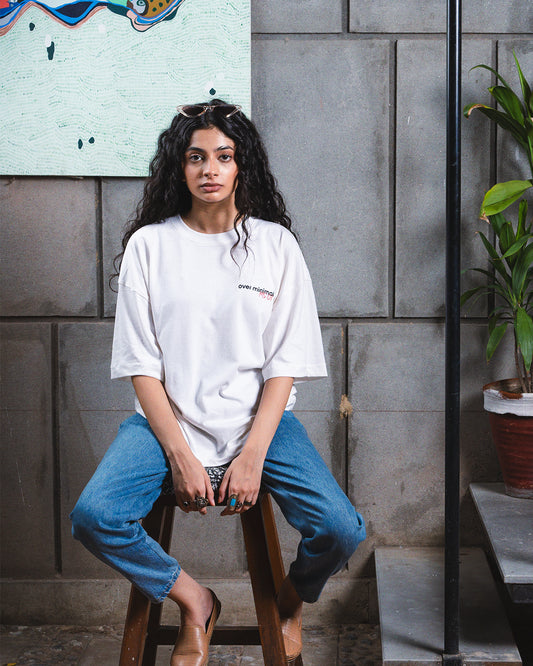 Egret Boxy Fit T-Shirt (Unisex)
