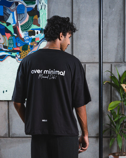 Midnight Black Boxy Fit T-Shirt (Unisex)