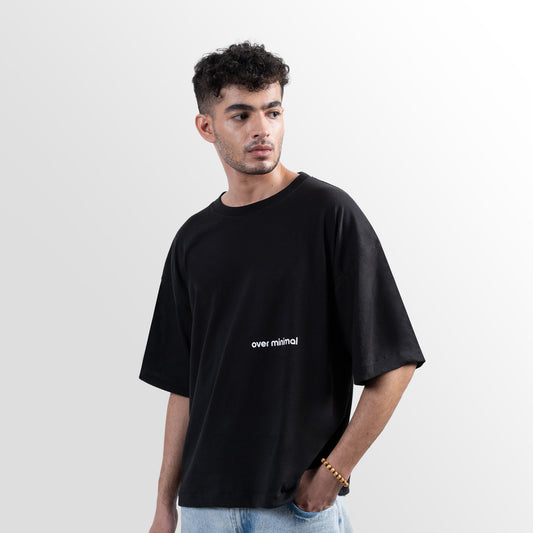 Midnight Black Boxy Fit T-Shirt (Unisex)