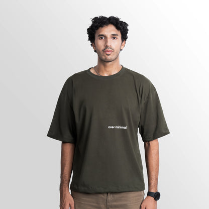 Moselle Green Boxy Fit T-Shirt (Unisex)