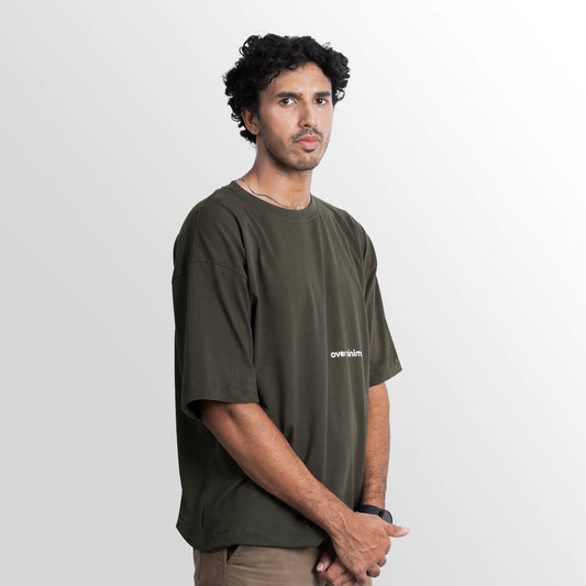 Moselle Green Boxy Fit T-Shirt (Unisex)