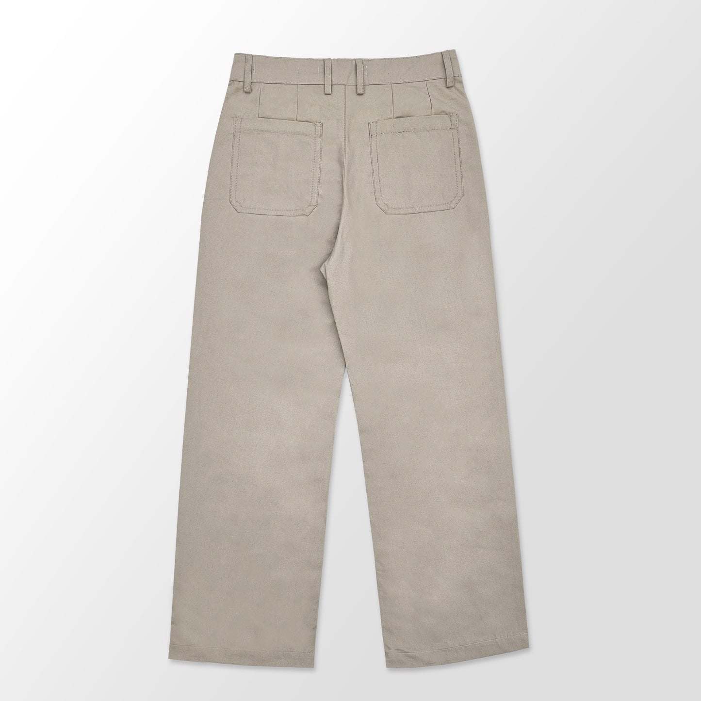 Beige Pleated Pants (Unisex)